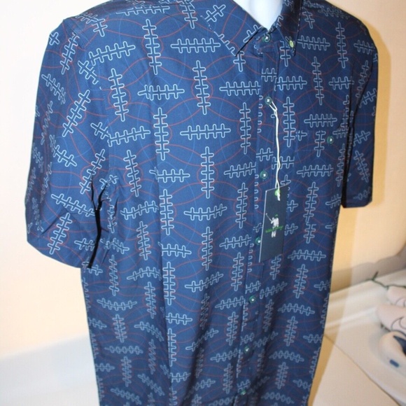 NWT $85 Mens WILLIAM "Bill" MURRAY GOLF Laces Out SS Button Sport Shirt L - Picture 6 of 9
